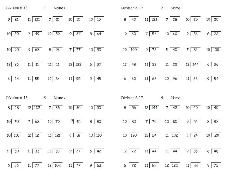 5th grade | Multiplication Table