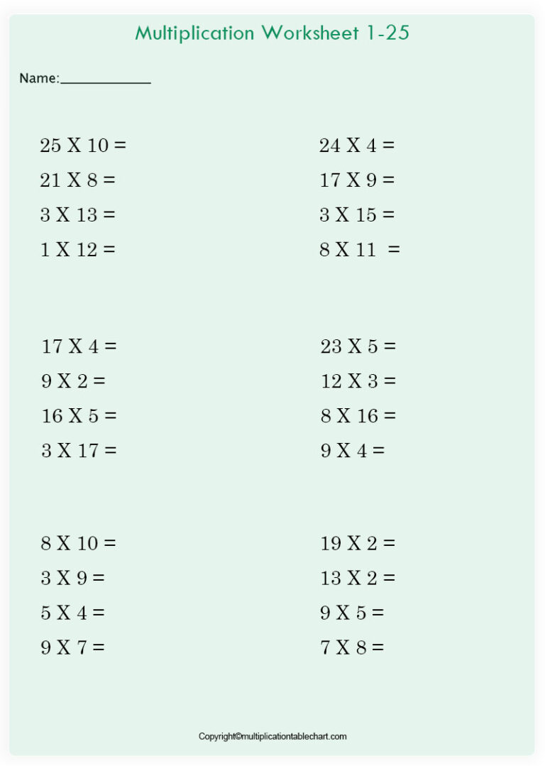 printable blank multiplication chart multiplication table