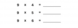 9 Times Table Worksheet PDF