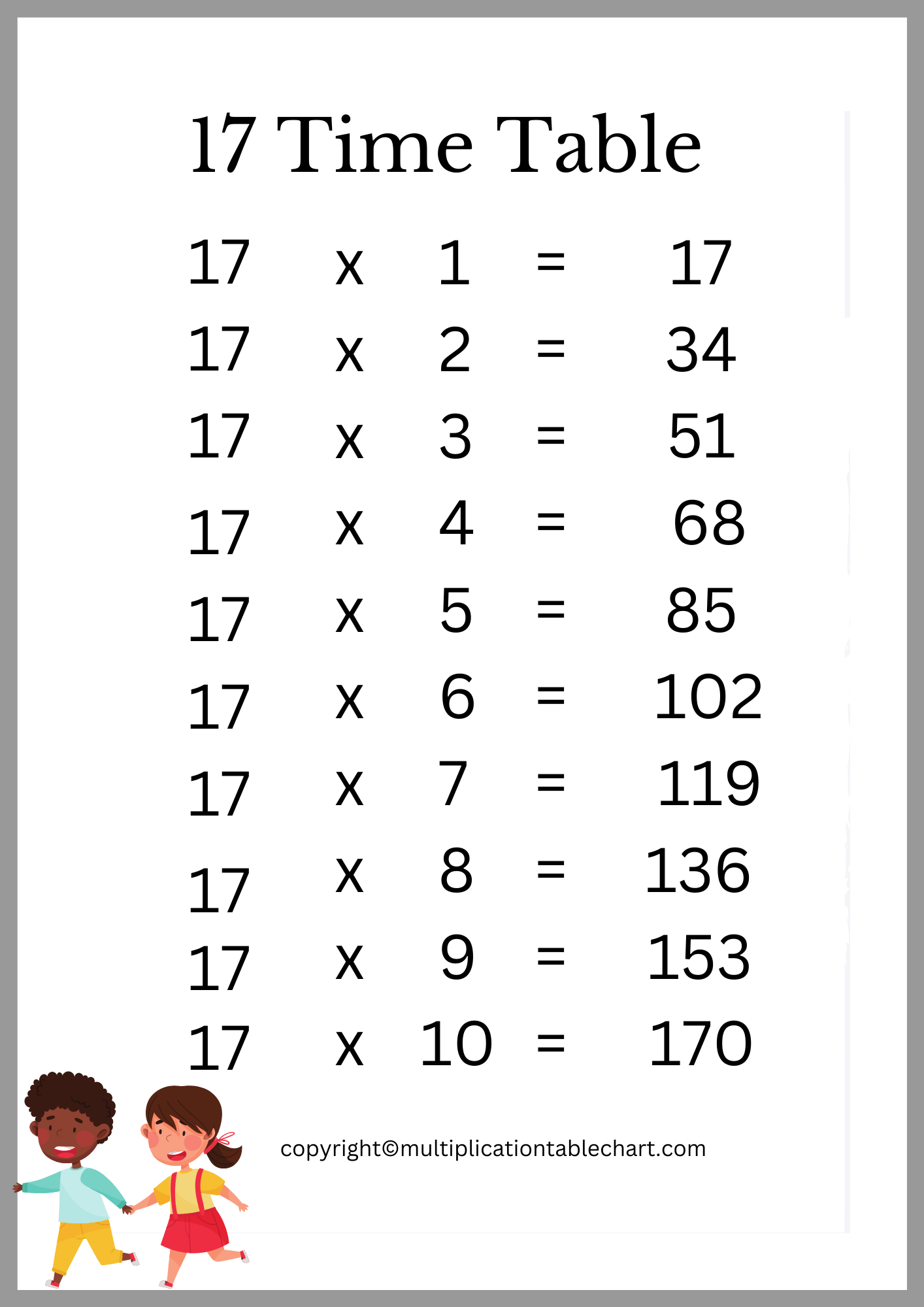 17-times-table-17-multiplication-table-printable-chart